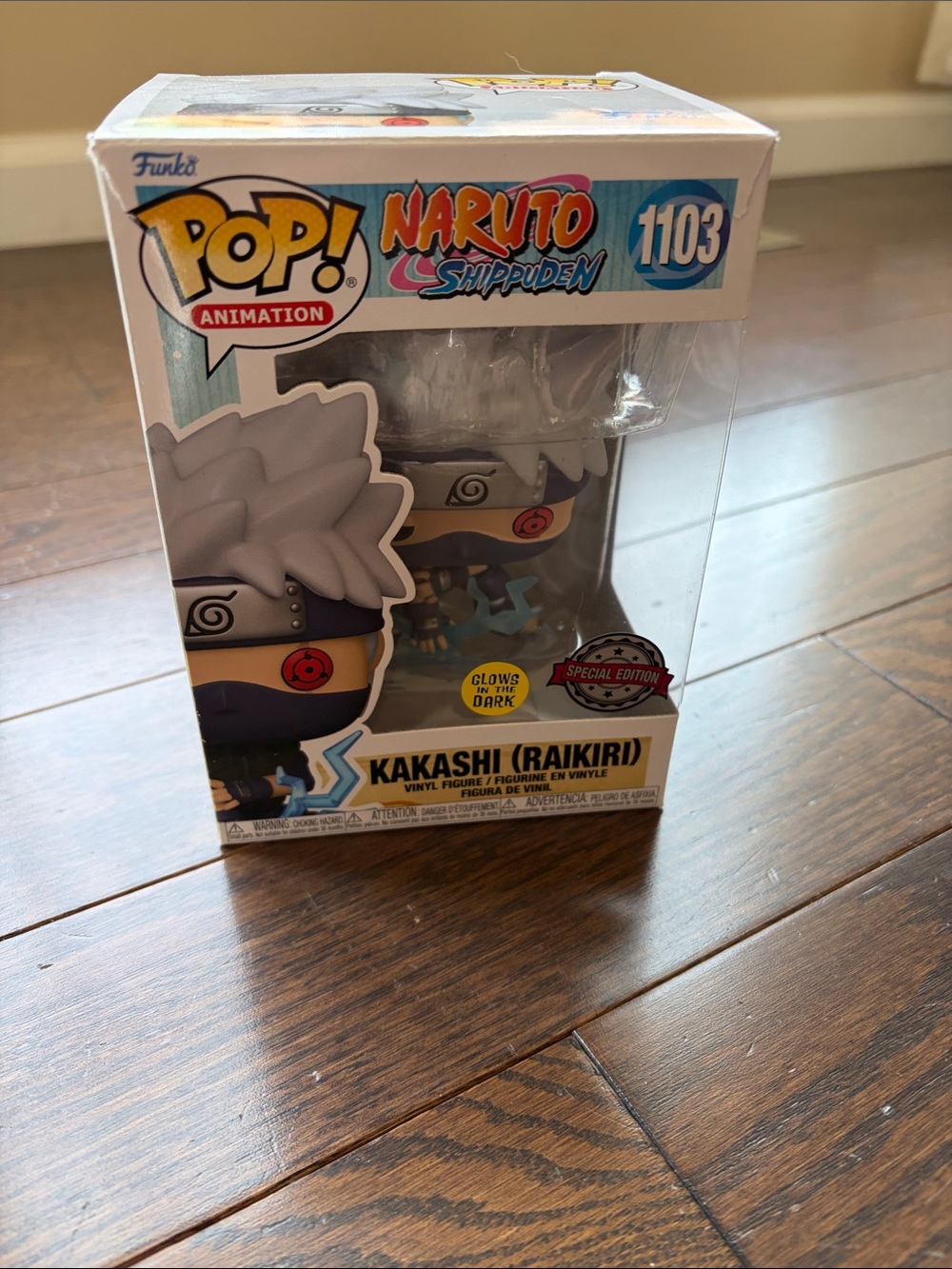 Funko POP! Naruto Shippuden Kakashi (Raikiri) - Gray & Blue